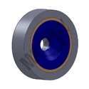 Magnetne ravne leće (sočiva) sa rupom - model